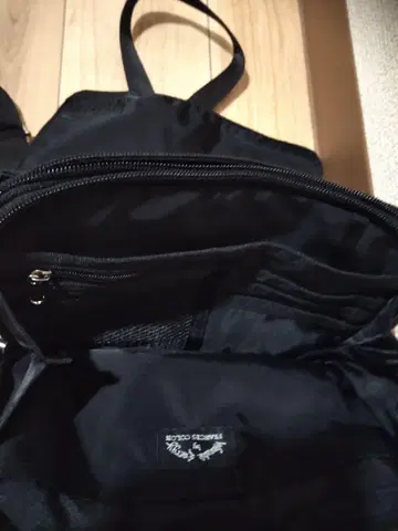 블랙 나일론 숄더백