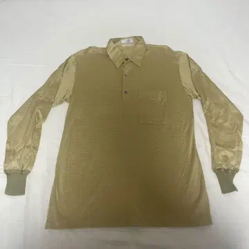 WAKO SEA ISLAND COTTON 긴팔 셔츠 베이지