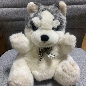 개 허스키 봉제 인형 나카지마 레트로 nakajima