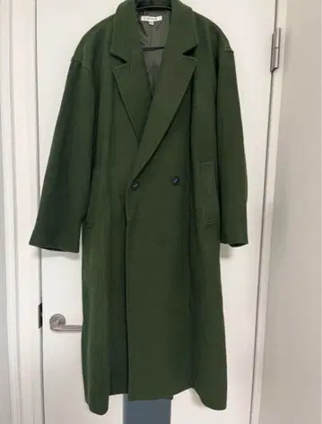 moussy 롱 코트 카키