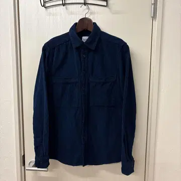 ZARA 코듀로이 셔츠 S 다크 블루