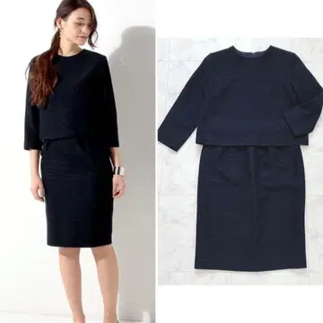 UNITED ARROWS 정가 3.8만 라메 트위드 셋업 수트