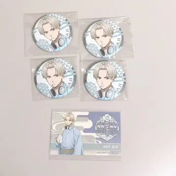 카지 렌 윈브레 가을 채색 캔뱃지 애니메이트 페어 특전