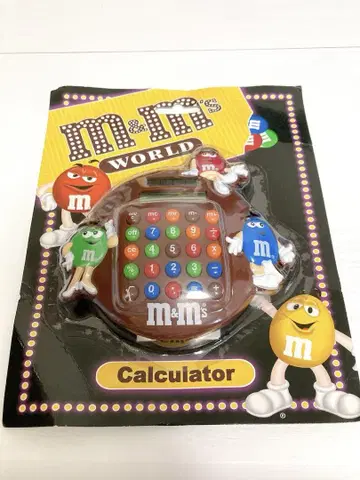 m&m's 엠앤엠즈 계산기 해외 레트로 브라운 레어 아메리칸 잡화