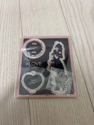 =LOVE 오바 하나 아크릴 스탠드 아레나 투어 2025 블랙 의상