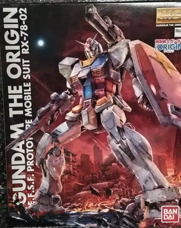 건담 프라모델 MG 기동전사 건담 디 오리진 RX-78-02 프라모델