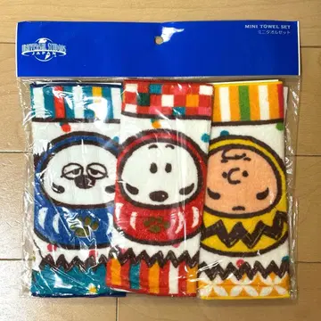 스누피 미니 타월 세트 달마 USJ 한정판