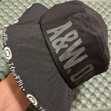 A&W 메쉬 버킷 햇 블랙