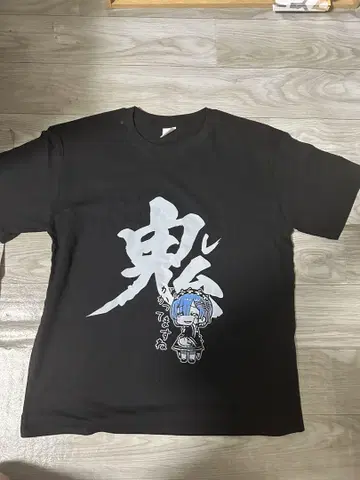 캐릭터 T셔츠 블랙
