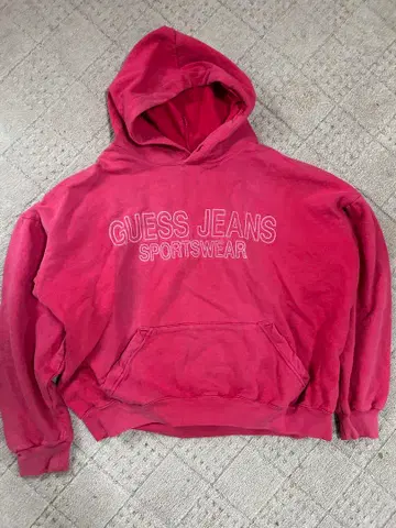 90s~00s GUESS JEANS 후드티 페이드 구제 의류