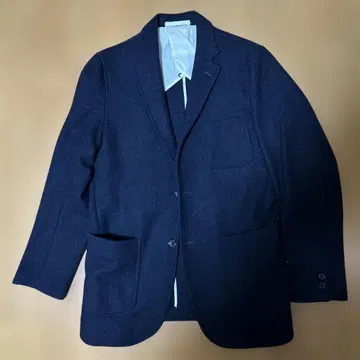 BEAMS+ x Harris Tweed 3B 단변 트위드 자켓 S