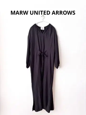 MARW UNITED ARROWS CUPRO 개더 원피스 마루