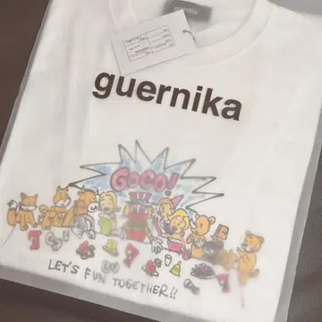 [ 미사용 새상품 ] guernika 키타덴시 저글러 콜라보 T셔츠 XL