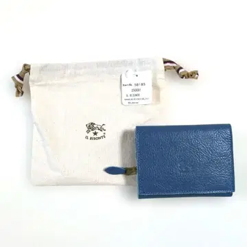 IL BISONTE 3단 폴더형 지갑 블루