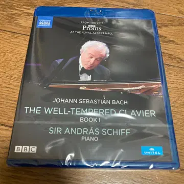 새상품 바흐 평균율 클라비어 곡집 제1권 안드라스 쉬프 Blu-ray