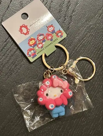 만박 한정판 키티 미야쿠미야쿠 키링 핑크