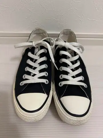 [ 통굽 ] CONVERSE 컨버스 로우컷 스니커즈 블랙 23.5