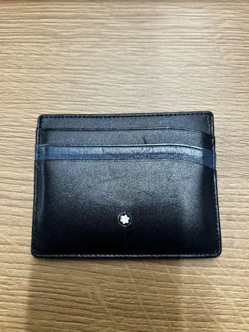 Montblanc 블랙 가죽 카드 케이스