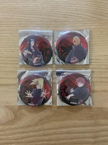 NARUTO 후지큐 아카츠키 모듬 캔뱃지 컴플리트