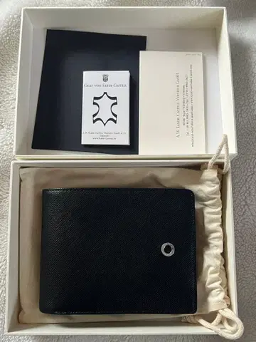 파버카스텔 접이식 지갑 미사용품 블랙