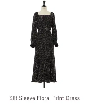 herlipto slit sleeve floral print dress