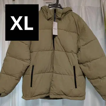 XL 다운 자켓 후드 지퍼 울트라 웜 벨크로 테이프 포켓 포함