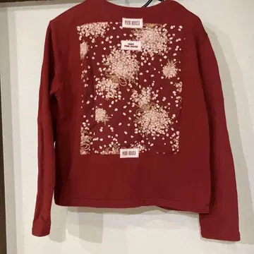 핑크하우스 제켄 맨투맨 가디건 빨간색 카네코 이사오 일본제