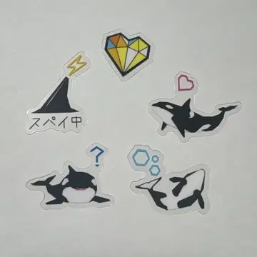 리벤지 스파이 유가와 꽃의 인연 맺기 플레이크 씰 오하시 카즈야