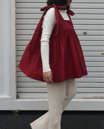 tope cross strap tunic / nylon.r