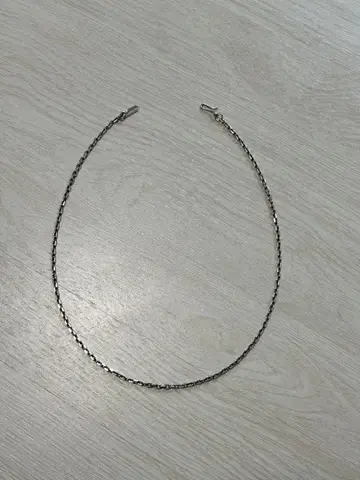 실버 목걸이 40cm