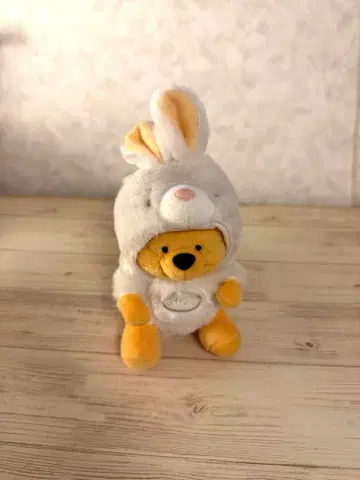 토끼해 곰돌이 푸 인형 배지 키링