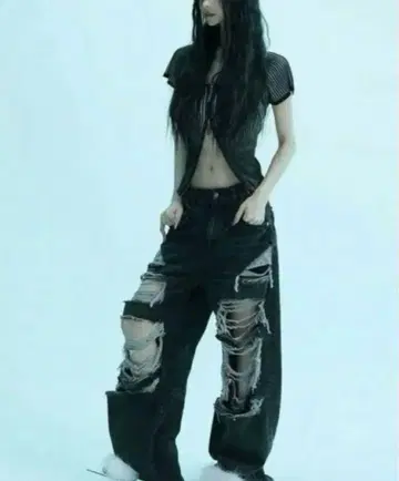 meltthelady 데님14 S 블랙