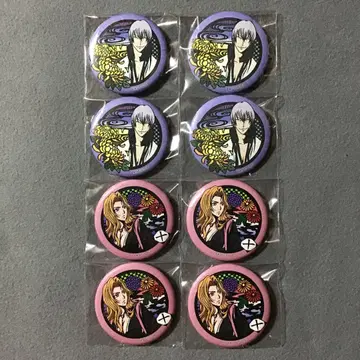 BLEACH 이치마루 긴 마츠모토 란기쿠 와시 캔뱃지 세트