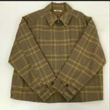 auralee 오라리 19aw 체크 블루종