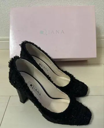 DIANA 트위드 펌프스 새상품급 21.5