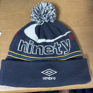 umbro 9090 콜라보 니트 모자 비니 네이비