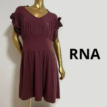 [ 3856 ] RNA 어깨 리본 원피스 M