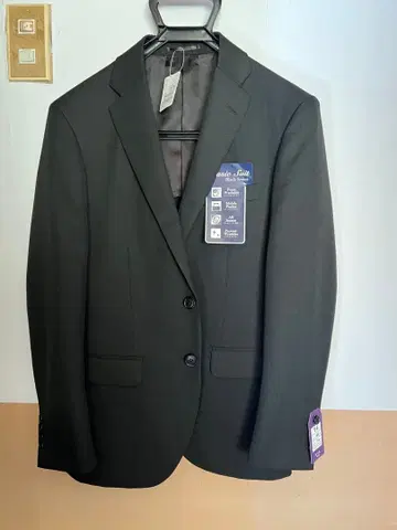 미사용 새상품 비즈니스 정장 블랙 슬림