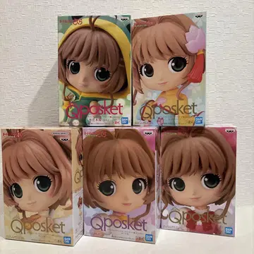 [ 미개봉 새상품 ] Qposket 카드캡터 사쿠라 5체 세트
