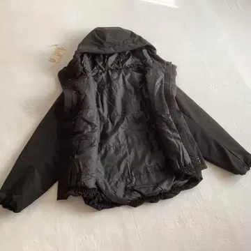 무인양품 MUJI 남성용 세탁 가능한 솜 후드 자켓 남성용 여성용