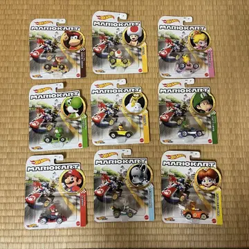 [ 미사용 새상품 ] Hot Wheels 마리오 카트 미니카 세트
