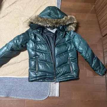 00archive 그린 퍼 다운 자켓