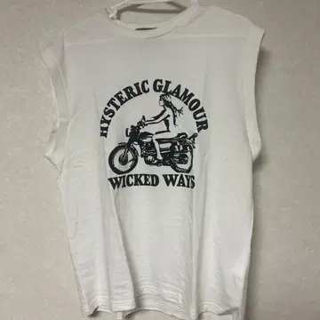 HYSTERIC GLAMOUR 슬리브리스 T셔츠 M