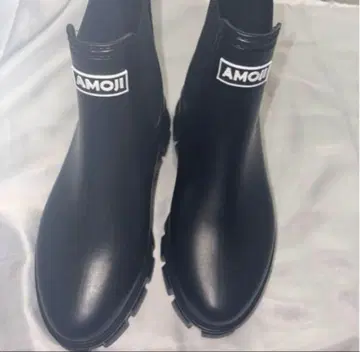 여성용 AMOJI 블랙 장화 23cm