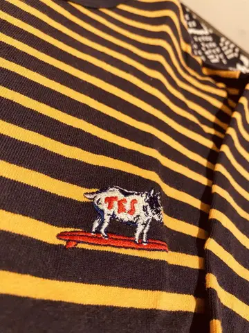 TES HUNTINGTON 보더 L/S 티셔츠 보더롱티 L