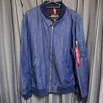 ALPHA INDUSTRIES 데님 MA-1 자켓 택 포함 새상품
