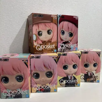 [ 새상품 ] Qposket 아냐 피규어 6체 세트