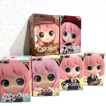 [ 새상품 ] Qposket 아냐 피규어 6체 세트