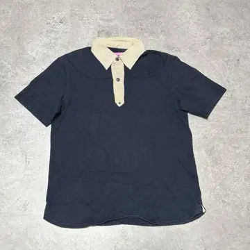 s3152 고로 우타 피케 셔츠 반팔 바이컬러 면 100% M 옷깃 골프