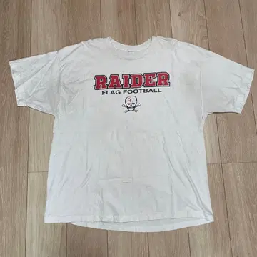 RAIDER 플래그 풋볼 티셔츠